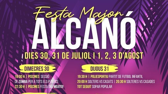 Festa Major d'Alcanó