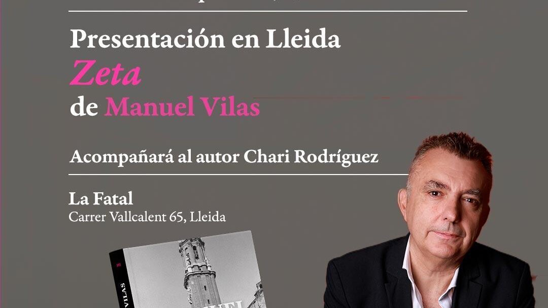 Presentació del nou llibre de Manuel Vilas, Zeta