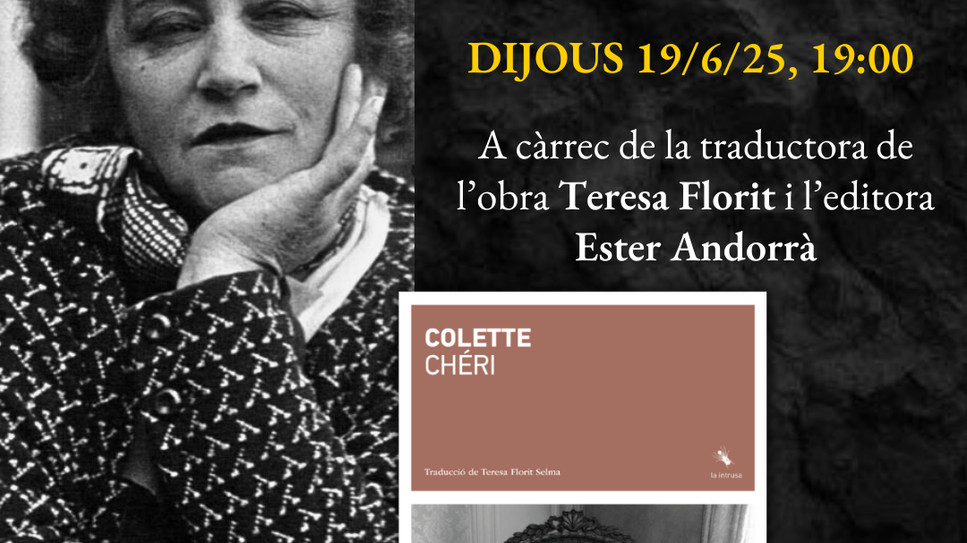 Presentació del llibre Chéri, de Colette