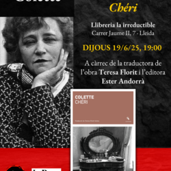 Presentació del llibre Chéri, de Colette