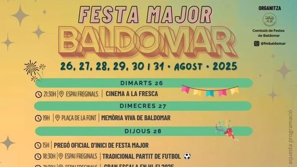 Festa Major de Baldomar