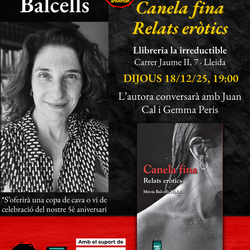 Presentació del llibre 'Canela fina. Relats eròtics', amb l’autora, Mireia Bacells