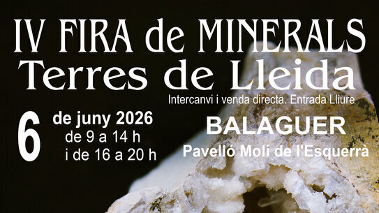 Fira de minerals Terres de Lleida