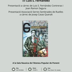 Presentació del llibre 'Los tres agostos de Luis el Sastre', 1r alcalde republicano de Fuenlabrada