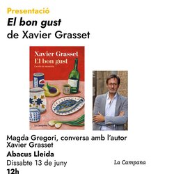Presentació 'El bon gust' de Xavier Grasset