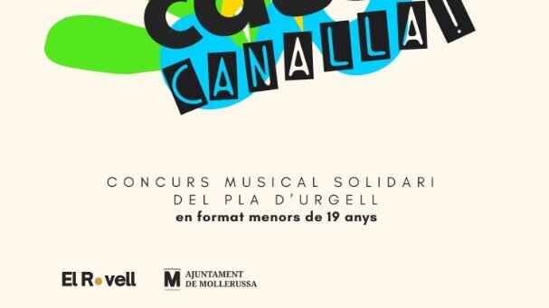 La causa canalla! 1a edició del concurs solidari de músics del Pla d'Urgell en format menors de 19 anys.