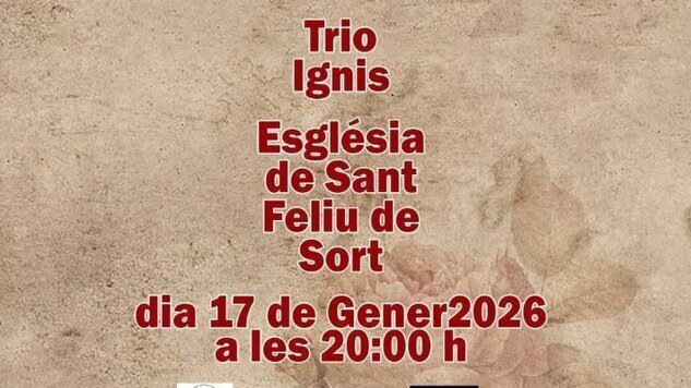 Concert del Trio Ignis. Homenatge als veïns i veïnes.