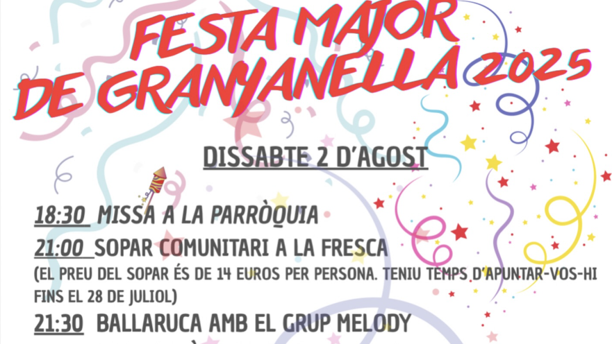 Festa Major de Granyanella