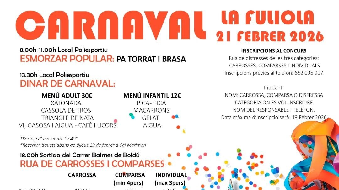 Carnestoltes de La Fuliola