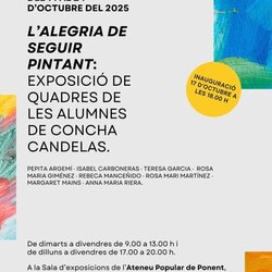 Mostra 'L'alegria de seguir pintant'