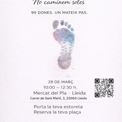 La Petjada: experiència immersiva col·lectiva per tancar el Dia de la Dona a Lleida