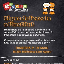 El pas de l'escola a l'institut