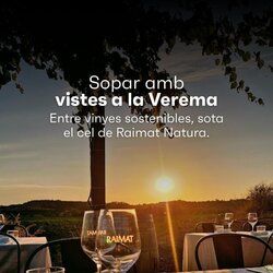 Sopar amb vistes a la verema