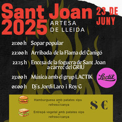 Revetlla de Sant Joan a Artesa de Lleida