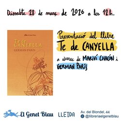 Presentació del llibre 'Te de Canyella', de German París