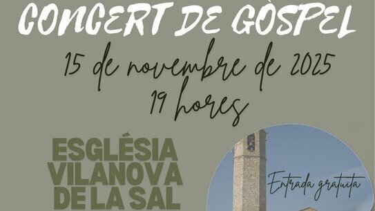 Concert de gòspel a càrrec de Veus.Kat. Església de Vilanova de la Sal.