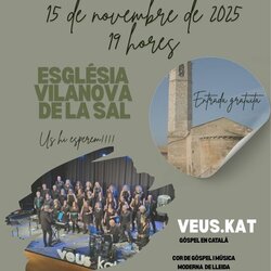 Concert de gòspel a càrrec de Veus.Kat. Església de Vilanova de la Sal.