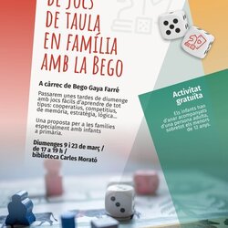 Tarda de Jocs de Taula en Família amb la Bego