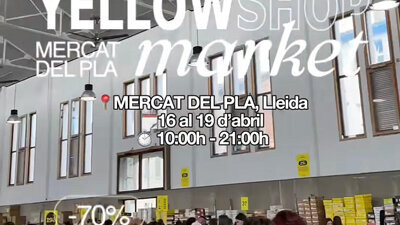 Yellowshop Market al Mercat del Pla