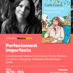 Presentació del llibre 'Perfectament imperfecta' de Carla Gracia