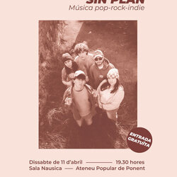 Actuació del grup de pop-rock-indie 'Sin plan'