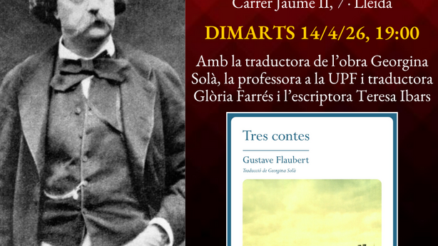 Presentació i lectura dramatitzada del llibre Tres contes, de Gustave Flaubert