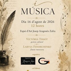 Poesia i música amb Larysa Fedorchenko i Victòria Tissot