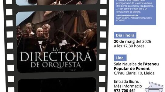 Projecció de la pel·lícula 'La directora de oerquesta'