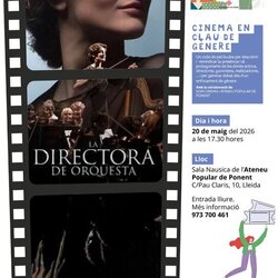 Projecció de la pel·lícula 'La directora de oerquesta'
