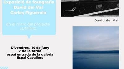 Exposició 'Horitzons i espais comuns', amb els artistes David del Val i Carles Figuerola