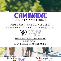 Caminada oberta a tothom (Organitza: Triangle de Dones)