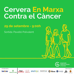 Caminada Cervera en marxa contra el càncer