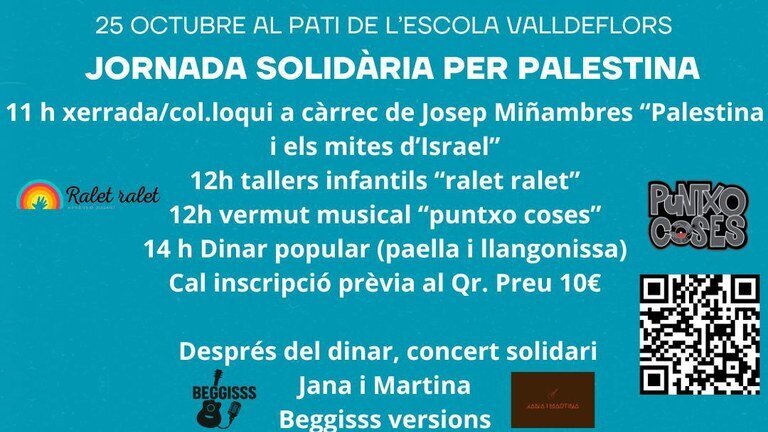 Jornada solidària per Palestina