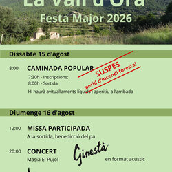 Concert acústic de Ginestà per la Festa Major de La Vall d'Ora
