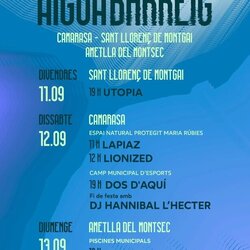 III Aiguabarreig Sant Llorenç de Montgai, Camarasa i Ametlla del Montsec