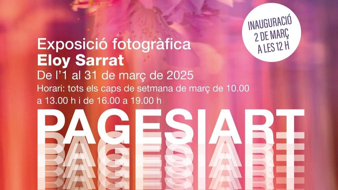 Exposició PAGESIART, amb fotografies d'Eloy Sarrat