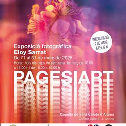 Exposició PAGESIART, amb fotografies d'Eloy Sarrat