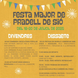 Festa Major de Pradell de Sió