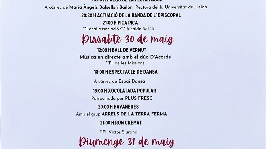 Festa Major del Barri de la Universitat