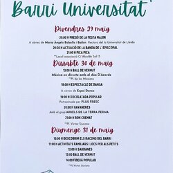 Festa Major del Barri de la Universitat
