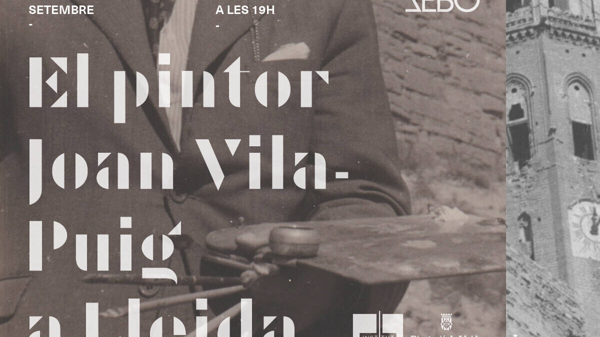 El pintor Joan Vila-Puig a Lleida