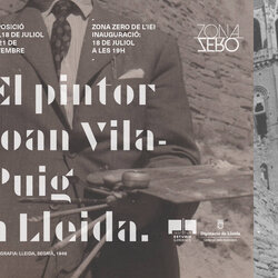 El pintor Joan Vila-Puig a Lleida