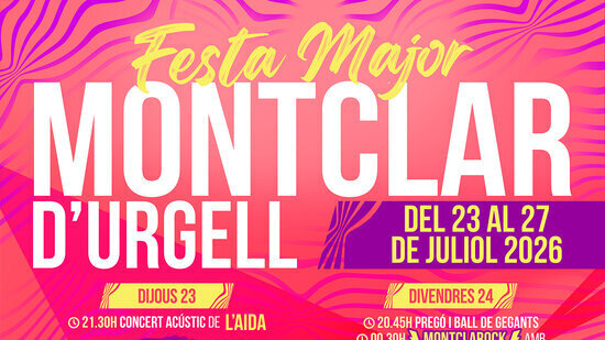 Festa Major de Montclar d'Urgell