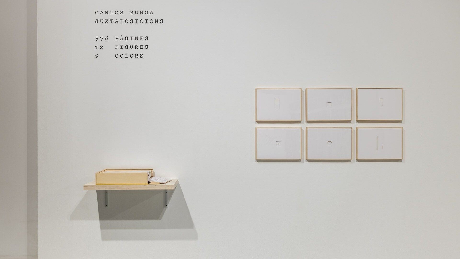Exposició 'Juxtaposicions. Un joc de 576 pàgines, 12 figures i 9 colors'