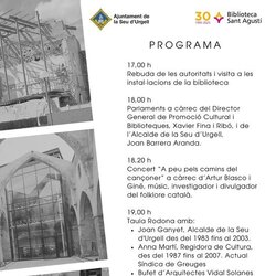 Aniversari de la Biblioteca Sant Agustí