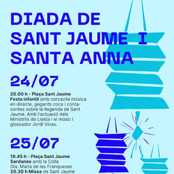 Diada de Sant Jaume i Santa Anna a Balaguer