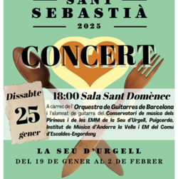 L’Orquestra de Guitarres de Barcelona protagonitzarà el tradicional concert de Sant Sebastià