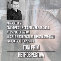 Inauguració de l'exposició 'Retrospectiva' de Toni Prim al MAU d'Almacelles