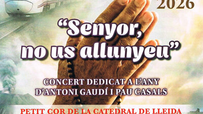 Concert del Petit Cor de la Catedral de Lleida, sota la direcció de Joaquim Mesalles