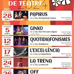 Cicle de Teatre de Primavera 2024
